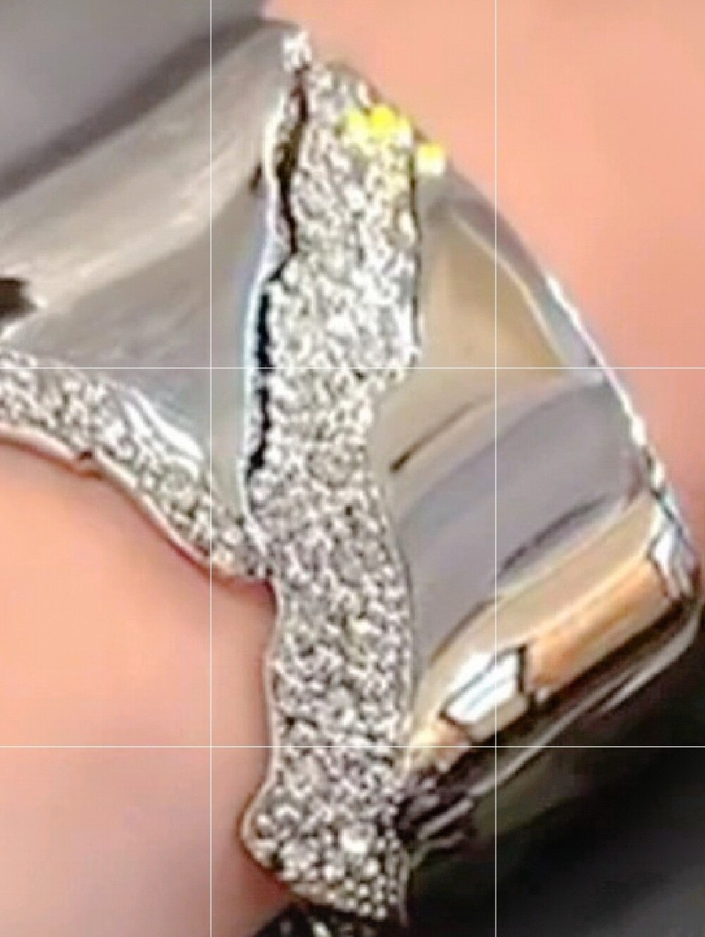 Alexis Bittar Silver Pave Crystal Sculptural Cuff Bracelet!  NWOT!!!
